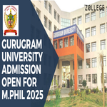 Gurugram University Admission Open For MPhil 2025